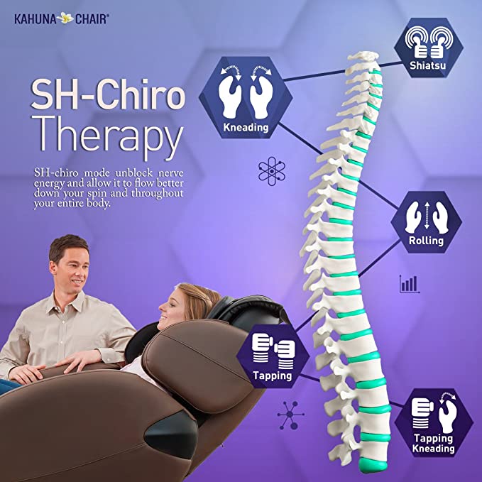 3D Kahuna Exquisite Rhythmic Massage Chair Hubot HM-078 (Black)