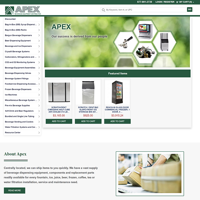 Apex Beverage Equipment Distribution