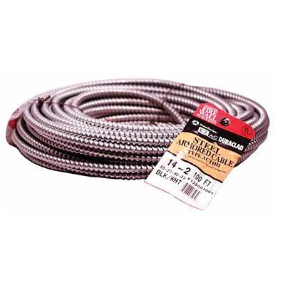 Southwire Duraclad 100-ft 14/2 Solid Steel AC Cable