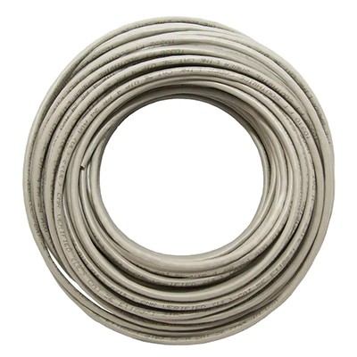 Southwire 100-ft 24 AWG/4 Cat 5e Riser Gray Data Cable Coil