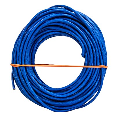 Southwire 100-ft 23 AWG/4 Cat 6 (Ethernet) Riser Blue Data Cable Pull Box