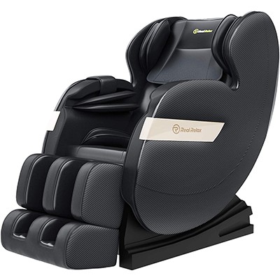 Real Relax 2020 Massage Chair, Full Body Zero Gravity Shiatsu Recliner with